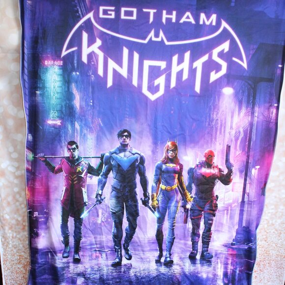 Gotham Knights Game Stop 7Ft x 4Ft Fabric Poster Promotional Signage Batman - Picture 1 of 9